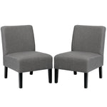 Set of 2 Armless Accent Chair