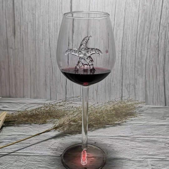 Built-in Shark Wine Glass