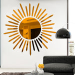 Mirrors Sun Flower Aesthetic DIY Wall Stickers
