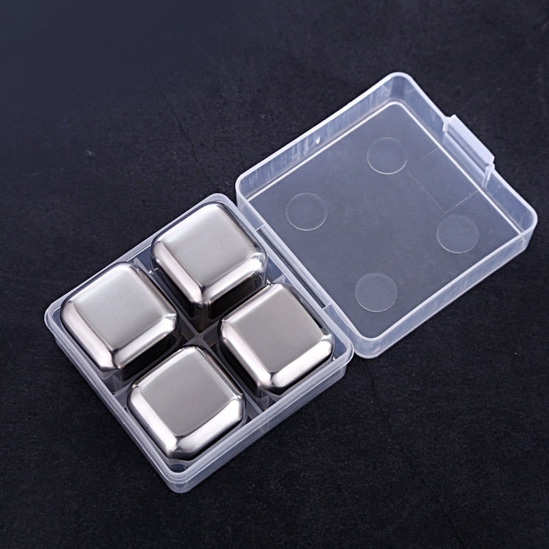 Stainless Steel Whisky Ice Cubes Stone