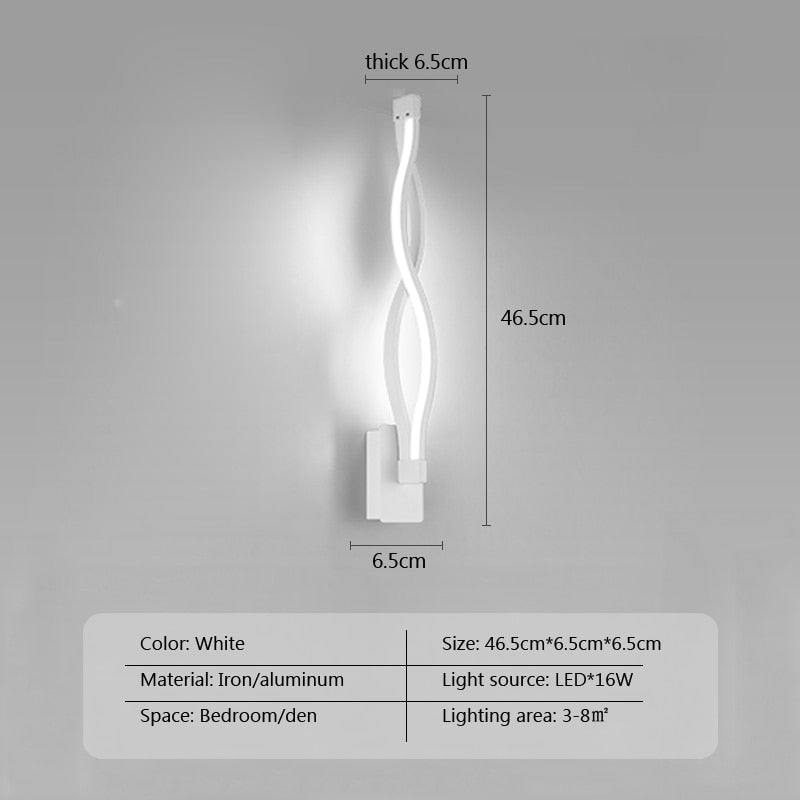 Modern Minimalist LED Wall Lamp