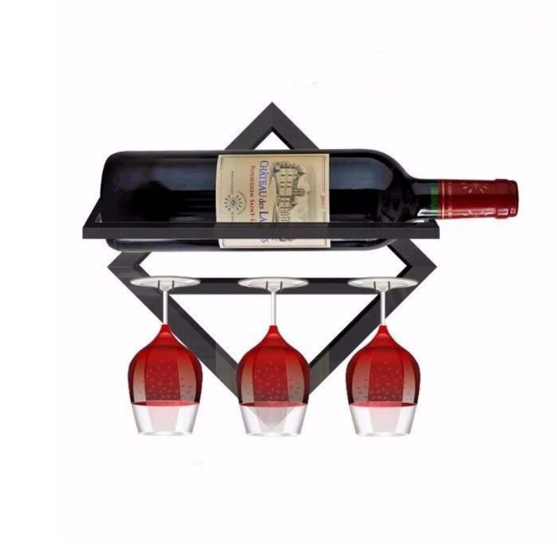 Wall Mount Wine Glass Hanging Frame