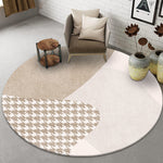 Modern Light Luxury Round Carpet