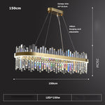 Crystal LED Dimmable Chandelier