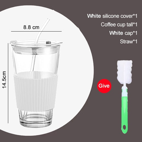 450ml Non-slip Tumbler with Straw | Perfect for On-the-Go