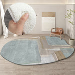 Irregular Round Living Room Carpet