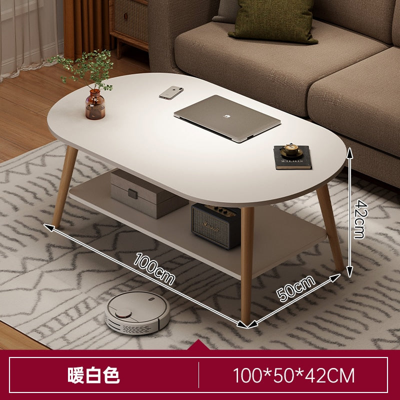 Modern Minimalist Wooden Coffee Table