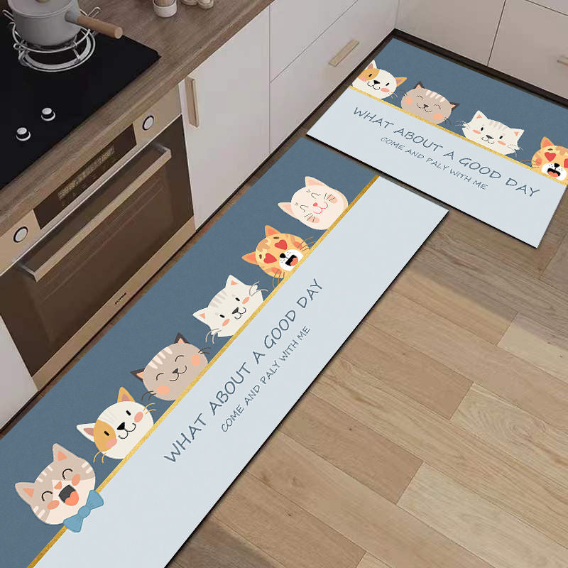 Washable Non-Slip Kitchen Floor Mat