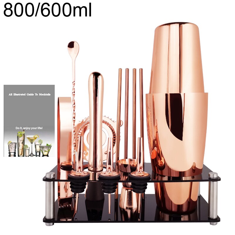 Premium Cocktail Shaker Set in Copper