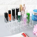 24 Grid Acrylic Makeup Organiser - Sleek & Spacious Storage