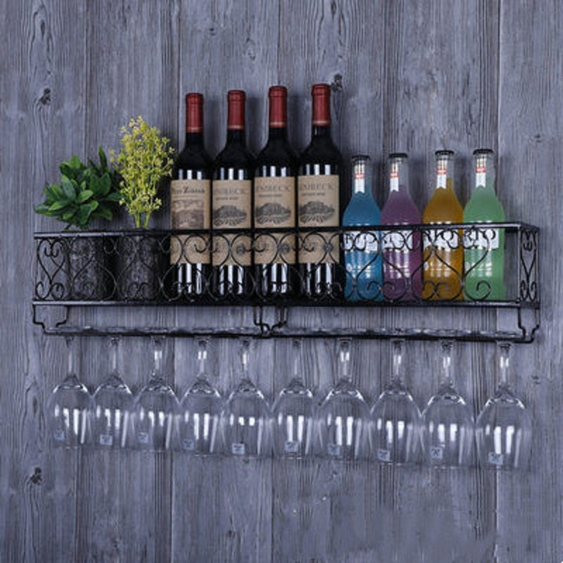 Wall Mount Wine Glass Hanging Frame