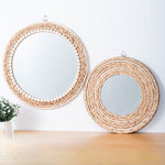 Creative Straw Rope Decorative Mirror